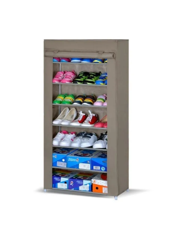 7 Shelves Wardrobe Shoe Case Portable Shoe Rack